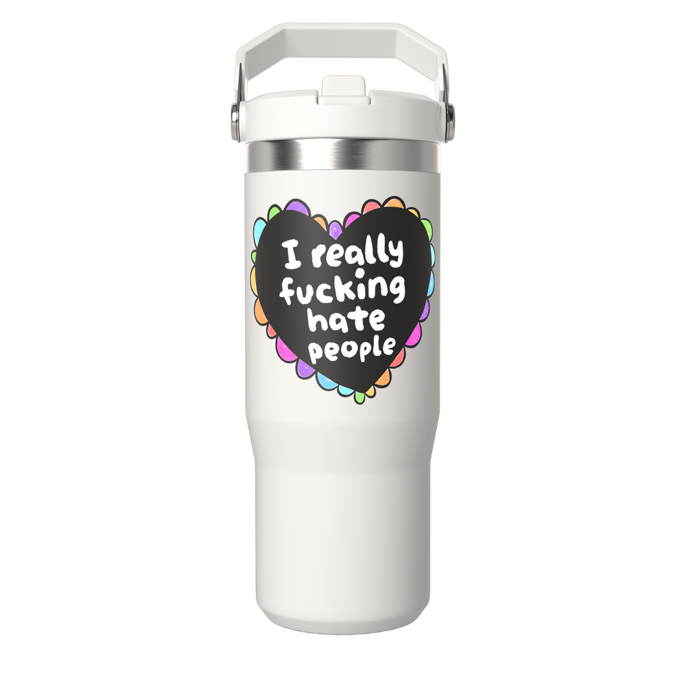 30oz Hate PPL Heart Tumbler #2 image